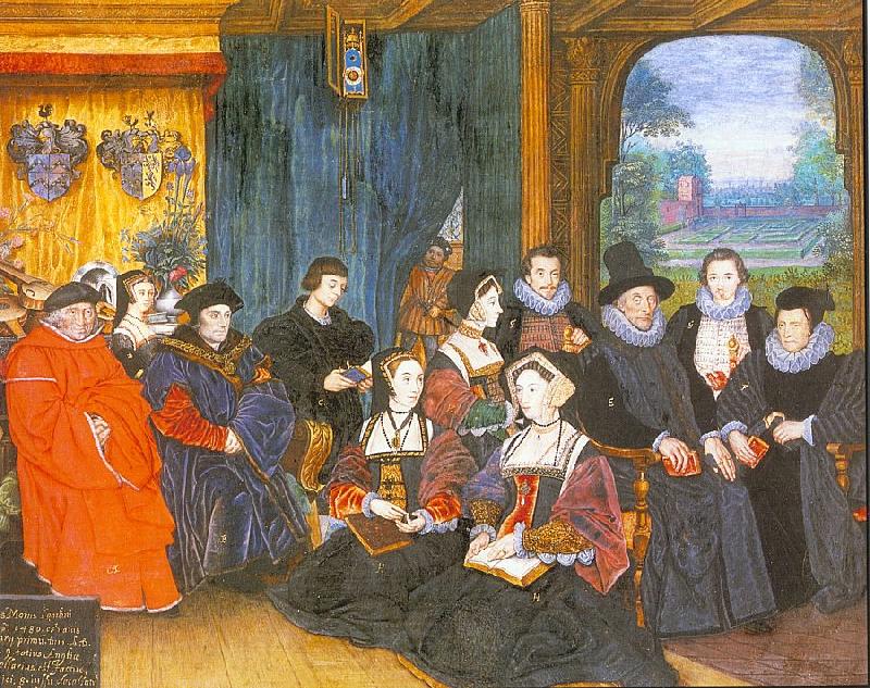Lockey, Rowland Sir Thomas More with his Family France oil painting art